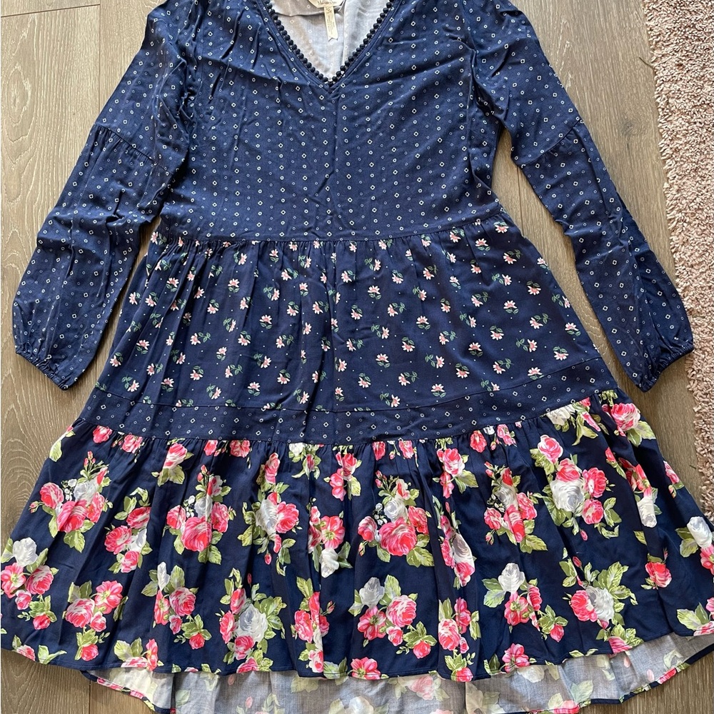 Floral Navy Dress